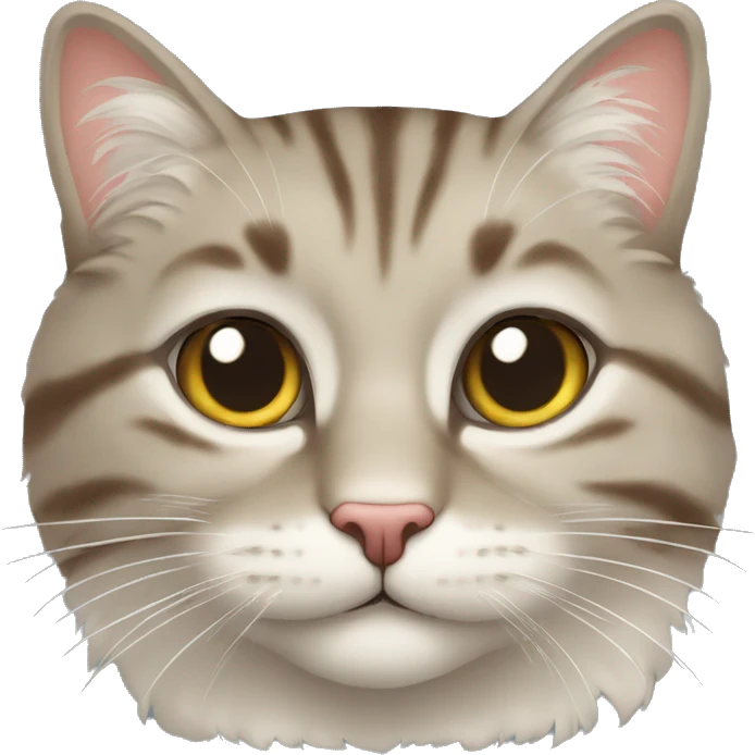 Gatto che dice ostia con un nuvoletta emoji