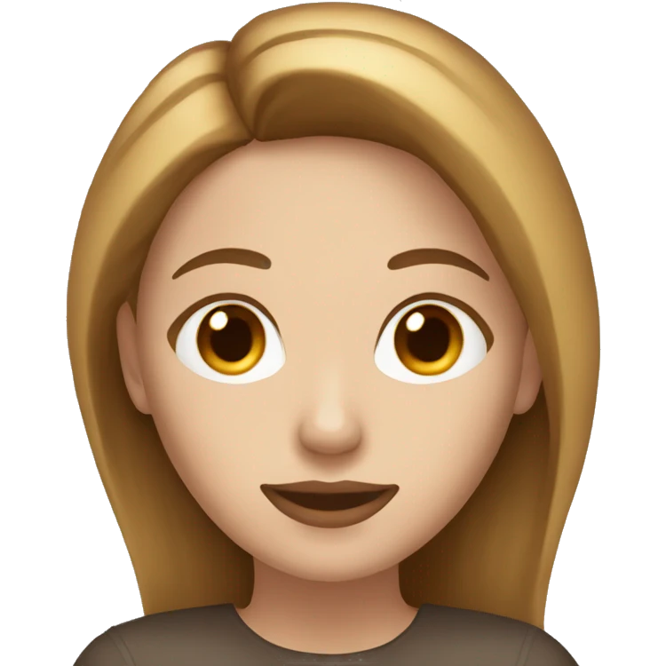 woman light brown hair white skin with a cup of coffee emoji