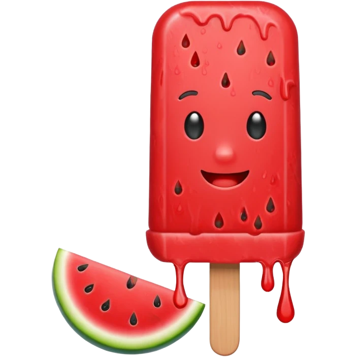 watermelon popsicle emoji