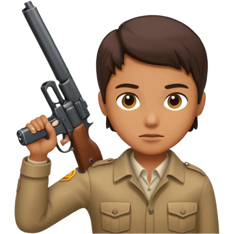 Gun in hand  emoji