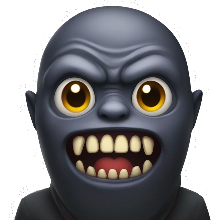 Scary creature emoji