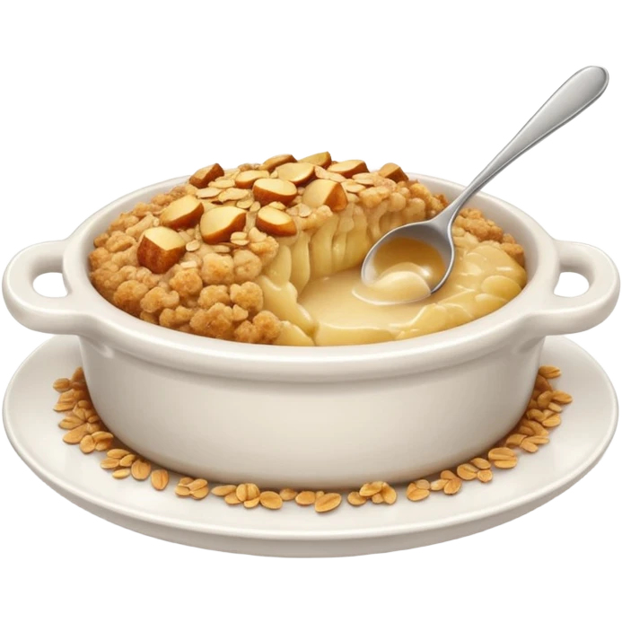 Apple crumble emoji