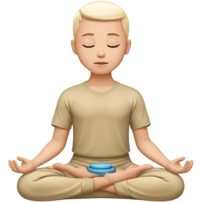 meditation emoji