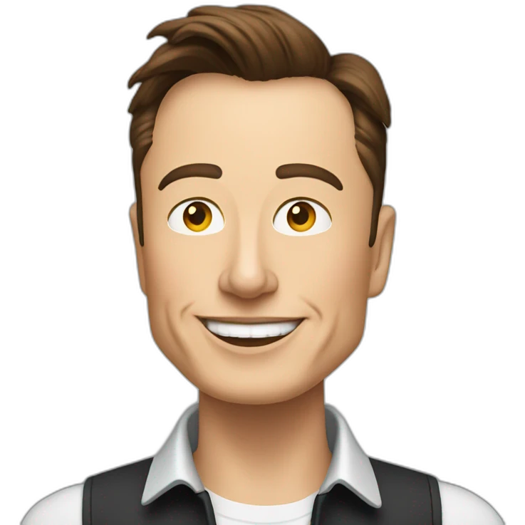 Elon musk say hello emoji