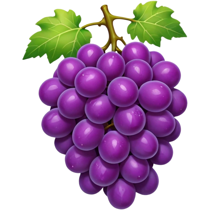 Evil grape emoji