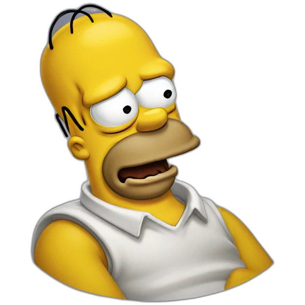 Homer simpson emoji