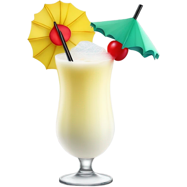 a frivolous pina colada emoji