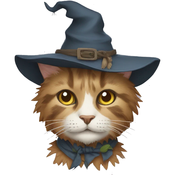 scarecrow cat emoji