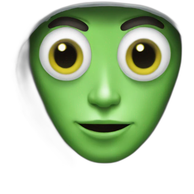 Cristiano Ronaldo as an alien emoji