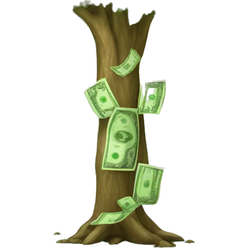 Money growing on trees  emoji