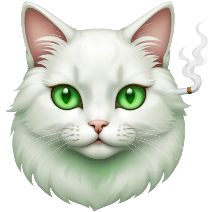 cat smoking emoji