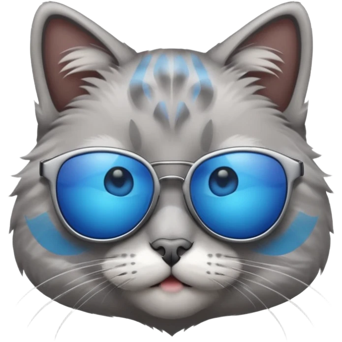 Cat wearing sunglasses emoji