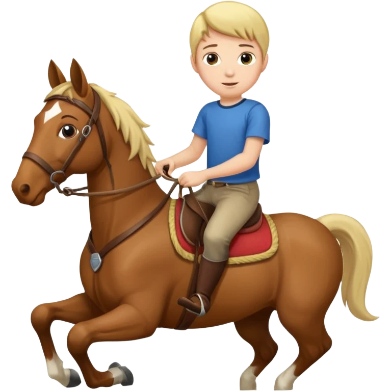 boy on horse emoji