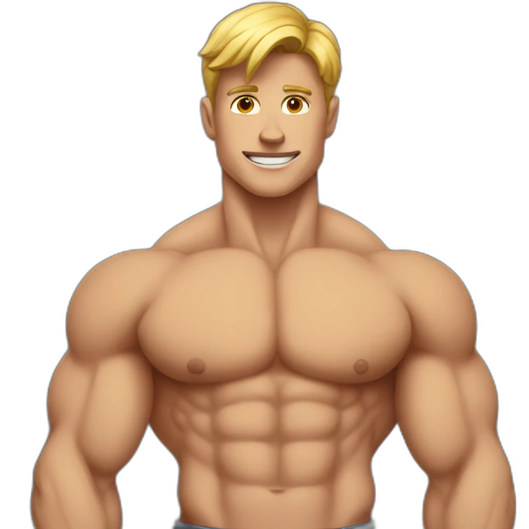 Muscle teen emoji