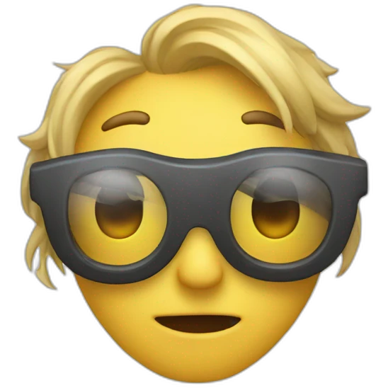 Noise with glass emoji