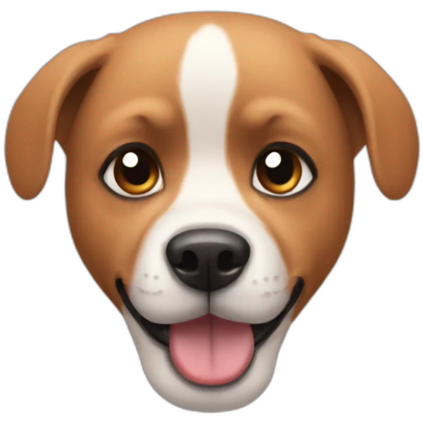 Eyebrows dog emoji