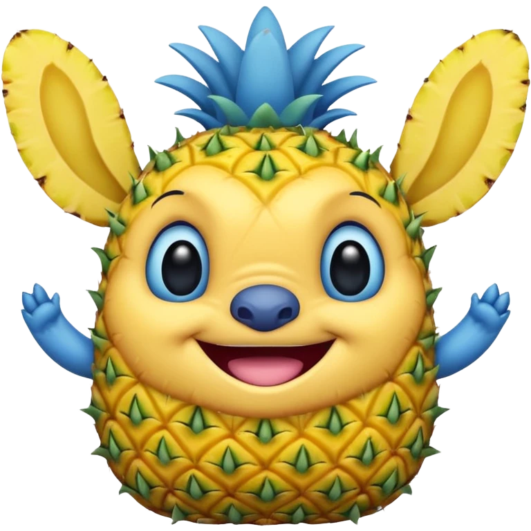 Pineapple Disney stitch emoji