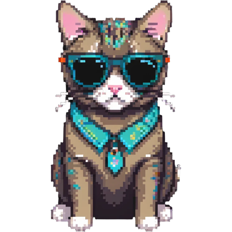 cat wearing sunglasses emoji