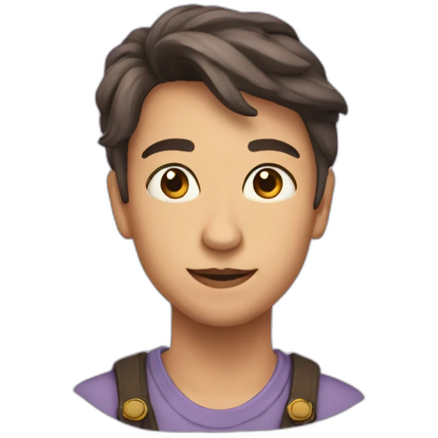 Herz lila schimmernd emoji