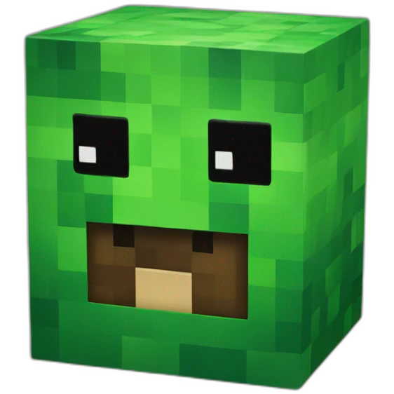 A TOK emoji of a minecraft creeper emoji