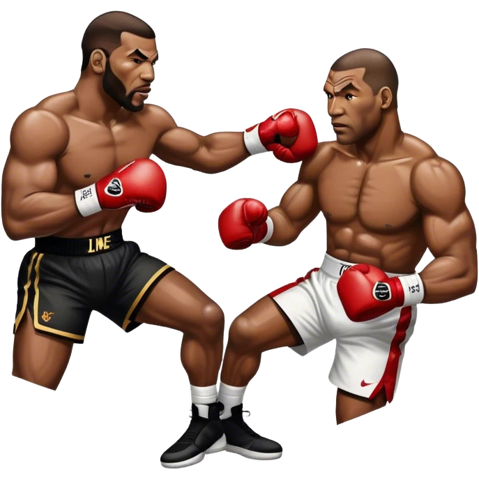 Mike Tyson punching LeBron James emoji
