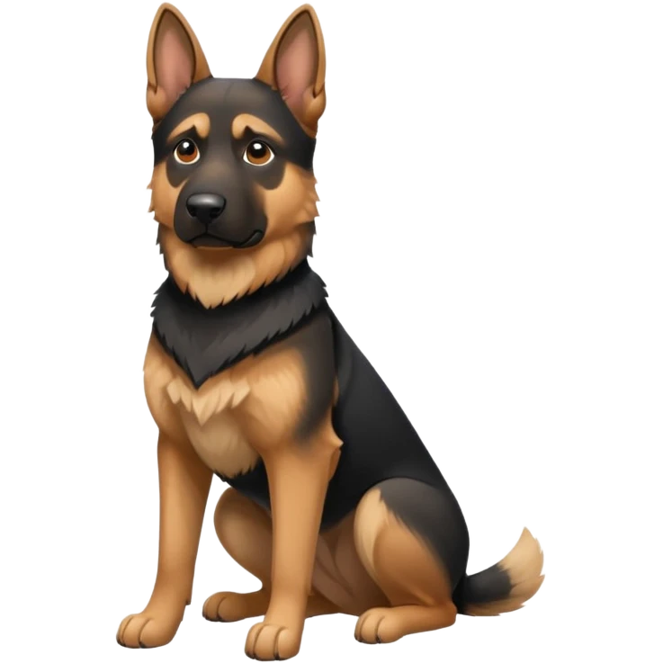 Shorthair German Shepherd emoji