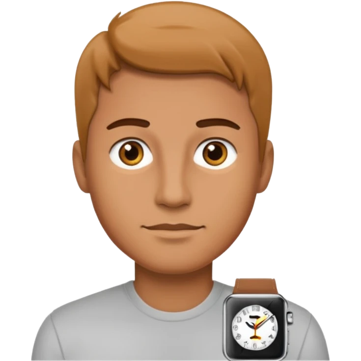 man with Watch emoji