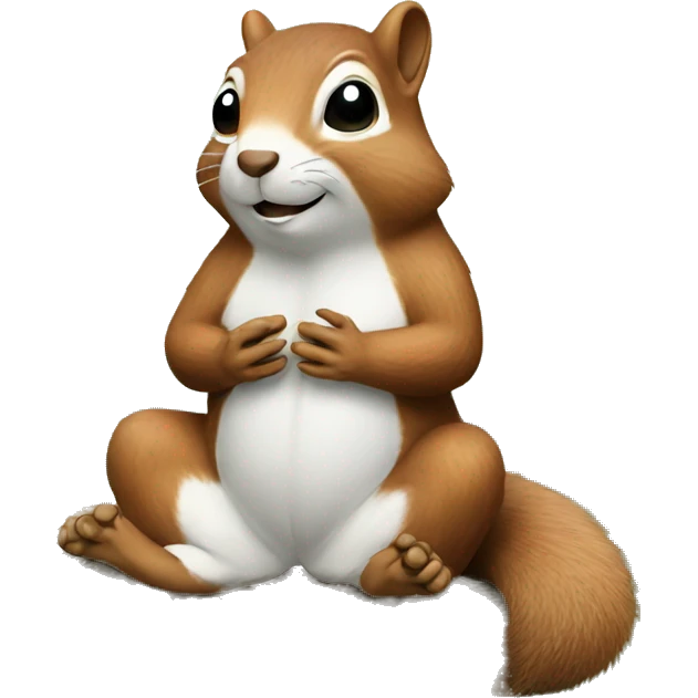 Meditating Squirrel emoji