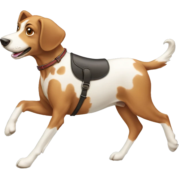 riding dog emoji