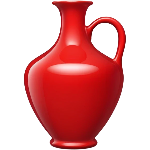 simple red vase emoji