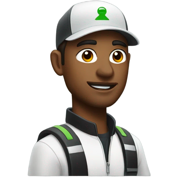 Uber eats driver  emoji