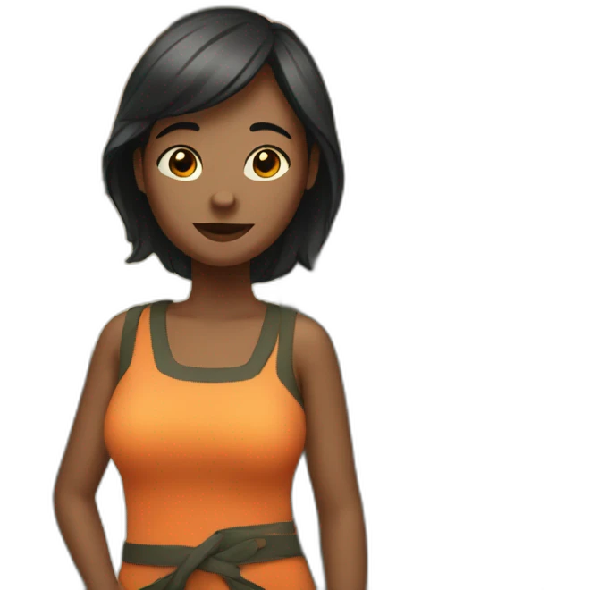 forest-fire-woman emoji