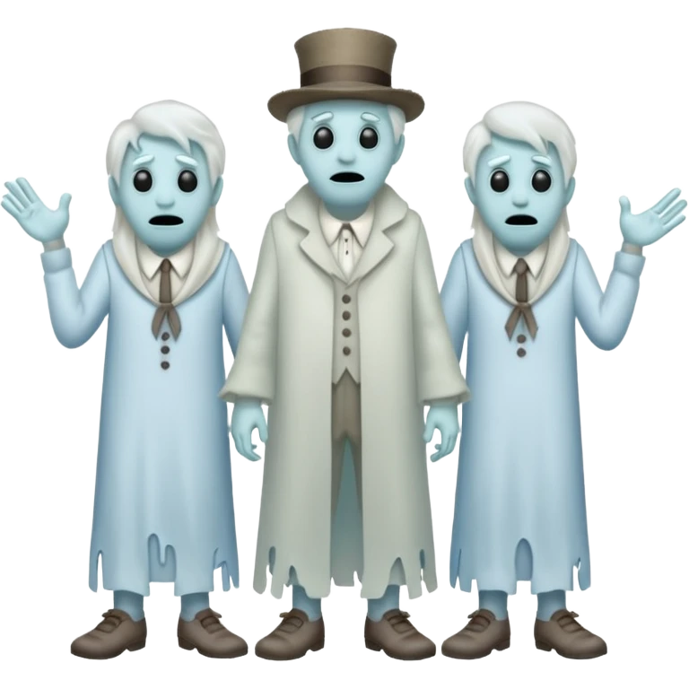 Hitchhiking ghosts emoji