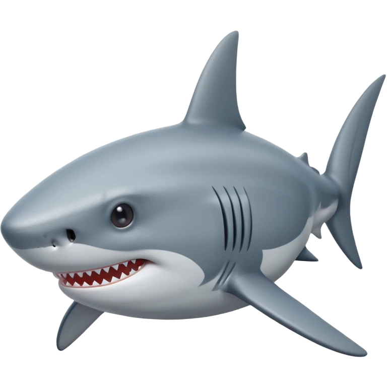 A shark with a catchy look  emoji