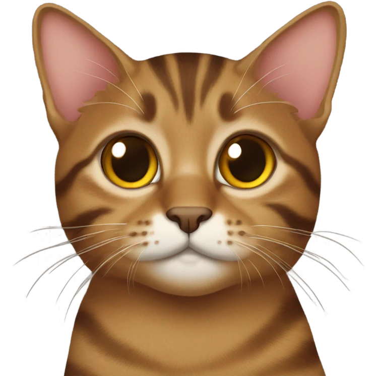 Brown tabby cat  emoji