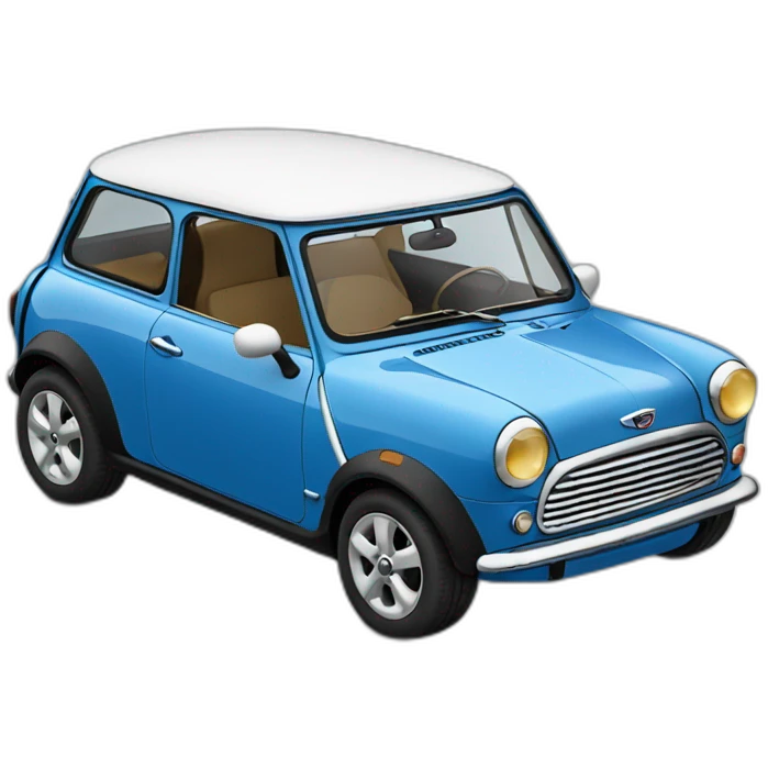 Blue Mini Cooper emoji