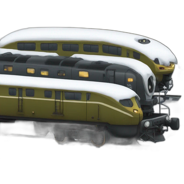 snowpiercer train emoji