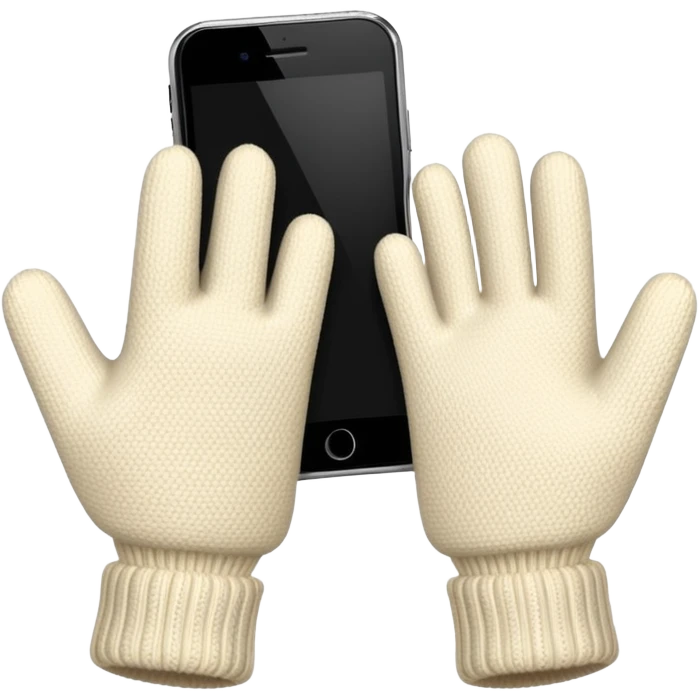 Guantes de invierno aesthethic  emoji