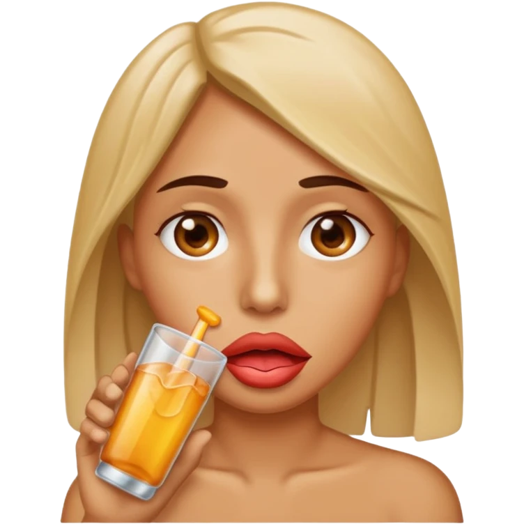 Me thirsty emoji