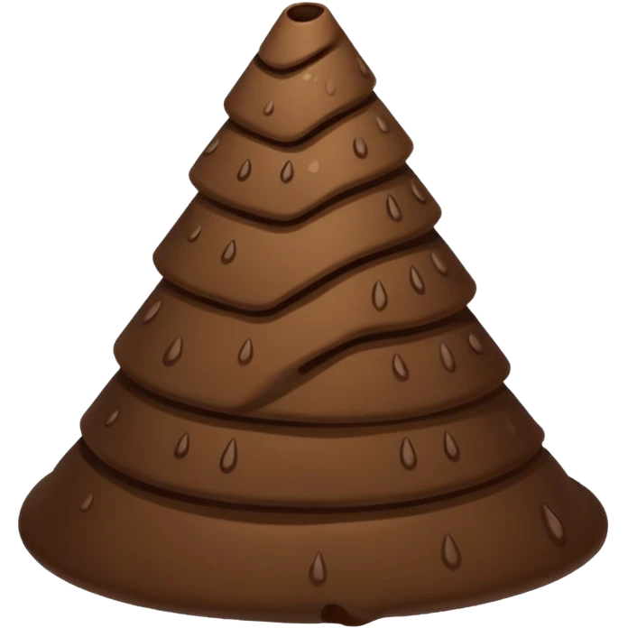 plain conical poop  emoji