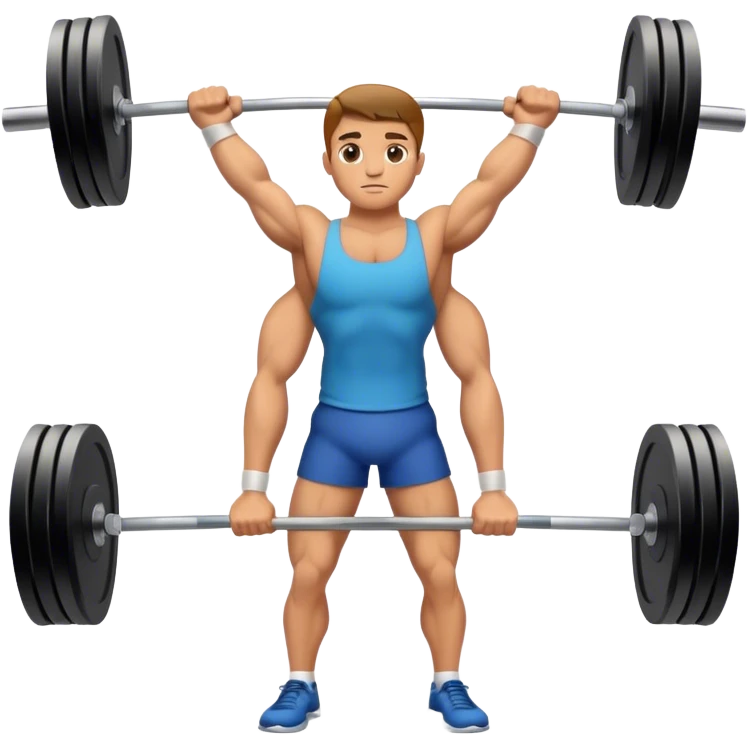 barbell shrugs emoji