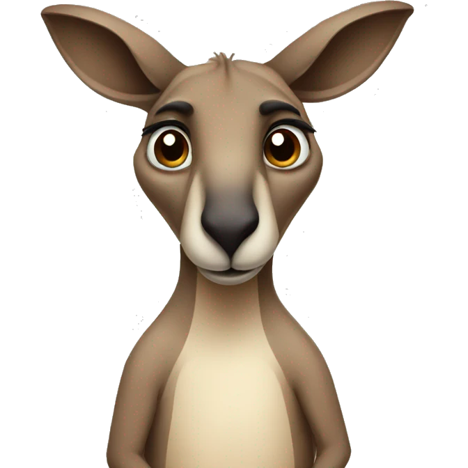 sad kangaroo emoji