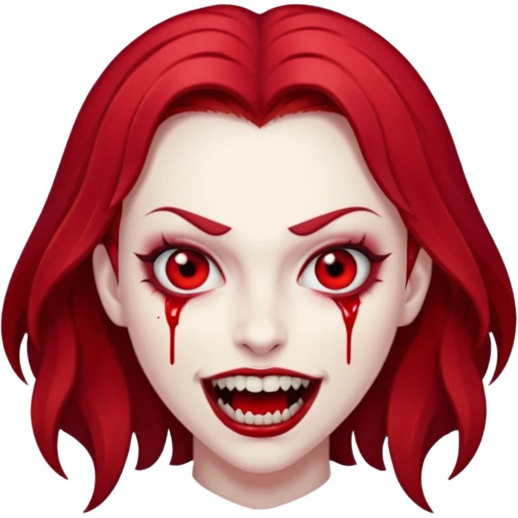 red vampire emoji