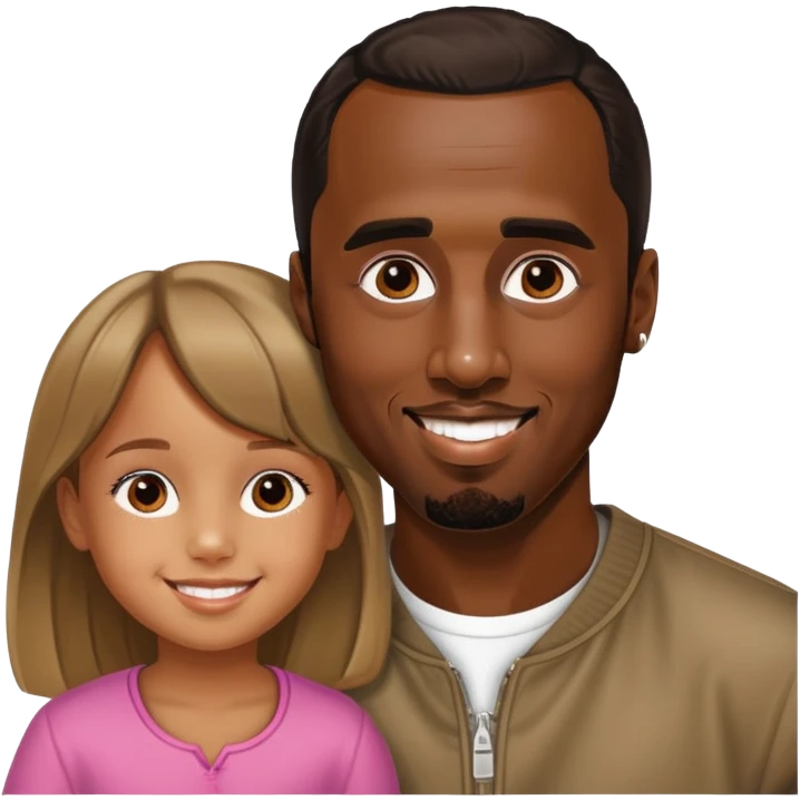 p diddy with a little girl emoji