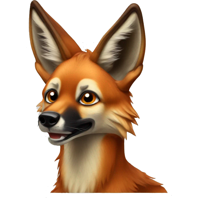 Maned wolf emoji