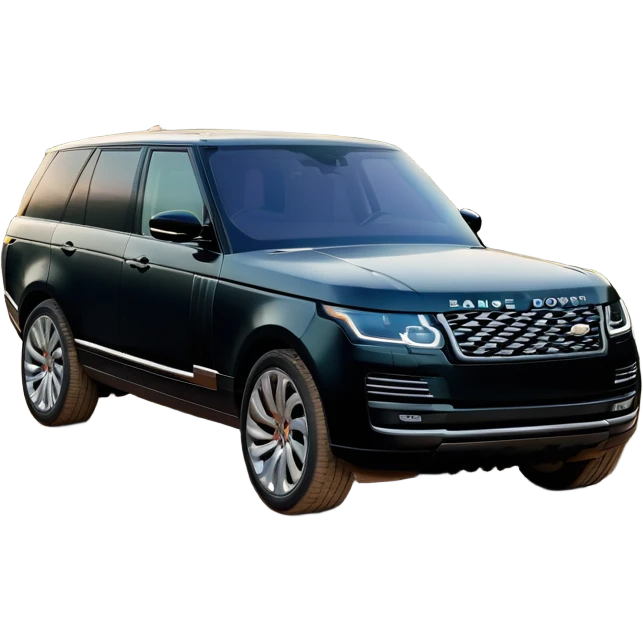 Range Rover (2022) – cinematic-realistic Range Rover emoji, its elegant black body gleaming under the soft light of dawn as it glides effortlessly across rugged terrain. The powerful V8 engine hums as it conquers rocky hills and dense forests, blending luxury with off-road prowess. Inside, the cabin is an oasis of comfort, showcasing leather, wood, and the latest technology in a seamless, sophisticated design. emoji