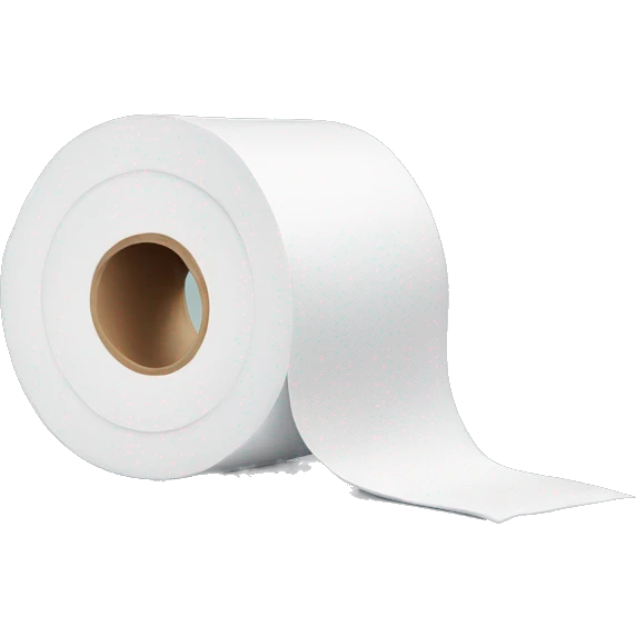 Toilet paper with pool emoji