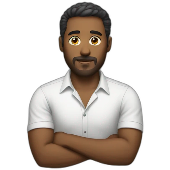 Man Wearing a shirt where IS writing Florian emoji