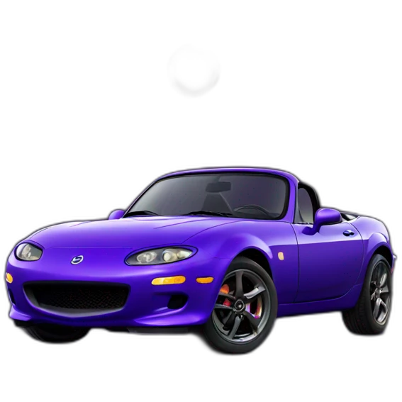 Miata purple night emoji