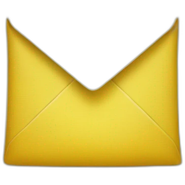 Yellow newletter emoji